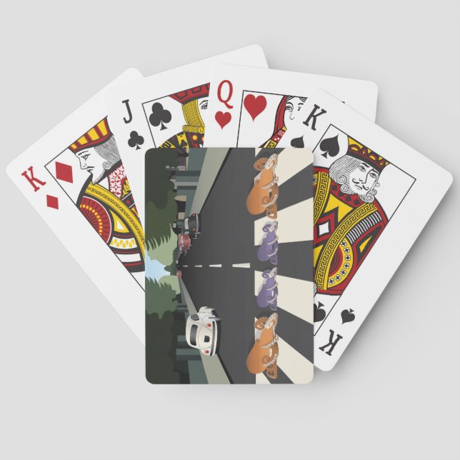 Baralho Cartões de jogo do polvo (Verso)