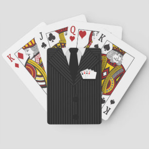 Baralho Cartões de jogo do póquer do casino do terno e d