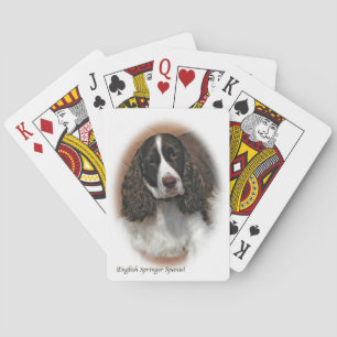 Baralho Cartões de jogo do Spaniel de Springer inglês