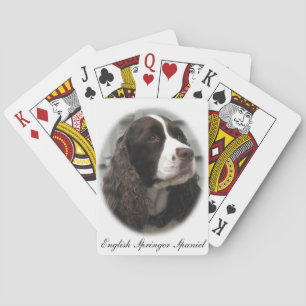 Baralho Cartões de jogo do Spaniel de Springer inglês