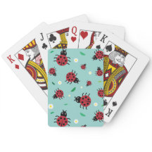 Cartões de jogo dos joaninhas