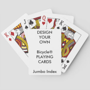 Baralho Cartões de jogo ENORMES do ÍNDICE de Bicycle® d