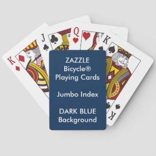 Baralho Cartões de jogo enormes feitos sob encomenda AZUI