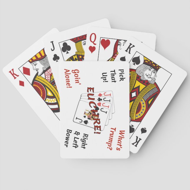 Baralho Cartões de jogo - Euchre! (Verso)