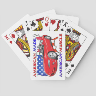 Baralho Cartões de jogo feitos americanos do carro do