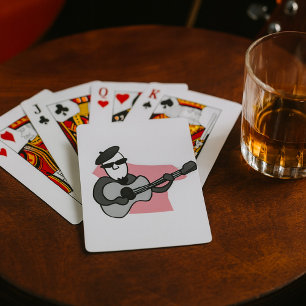 Baralho Cartões de jogo franceses do músico de jazz