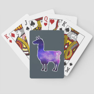 Baralho Cartões de jogo galácticos do lama