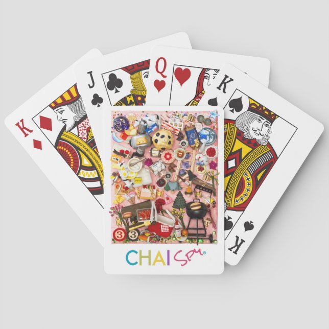 Baralho Cartões de jogo judaicos da comida (Verso)