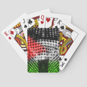 Baralho Cartões de jogo (LENÇO ÁRABE de PALESTINA)