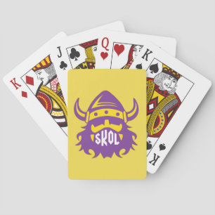 Baralho Cartões de jogo nórdicos do capacete de Skol