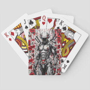 Baralho Cartões de jogo para Grafite do Cyberpunk Warrior