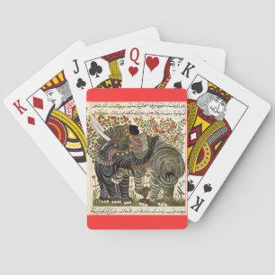 Baralho Cartões de jogo persas do elefante