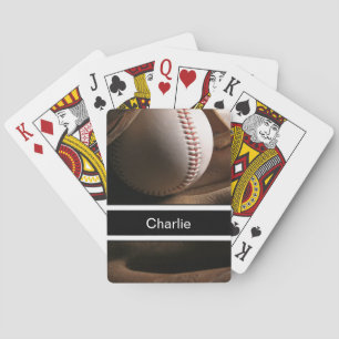 Baralho Cartões de jogo personalizados basebol