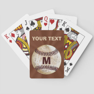 Baralho Cartões de jogo personalizados do basebol para el