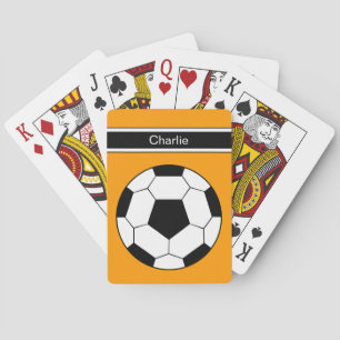 Baralho Cartões de jogo personalizados futebol