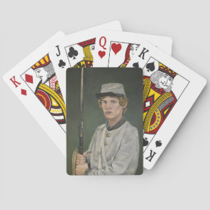 Baralho Cartões de jogo rebelde da arte do retrato de