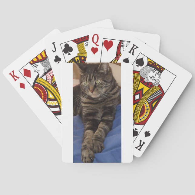 Baralho cartões de jogo régios de Dave (Verso)