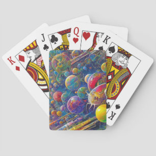 Baralho Cartões de jogo Space Race Poker