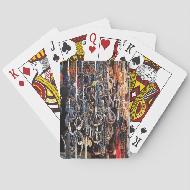 Baralho Cartões de jogo, Sri Lanka (Verso)