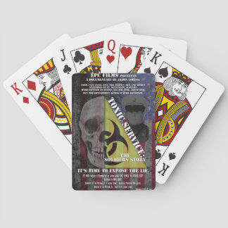 Baralho Cartões de jogo tóxicos do serviço