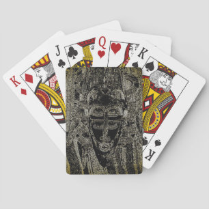Baralho Cartões de jogo tribais do Voodoo - magia negra