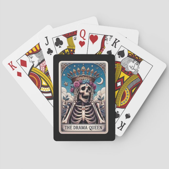 Baralho Cartões de Poker da Rainha do Drama Tarot (Verso)