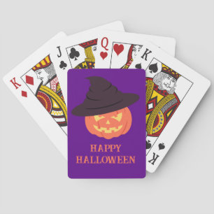 Baralho Cartões De Poker De Bompkin Retro Laranja - Vintag