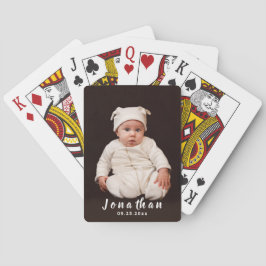 Baralho Cartões de Poker de Foto para Bebês Personalizados