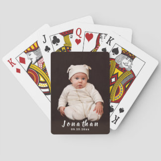Baralho Cartões de Poker de Foto para Bebês Personalizados