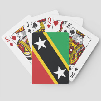 Baralho Cartões de pôquer para ruas Kitts e Nevis