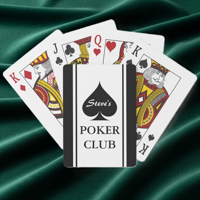 Baralho Cartões de pôquer personalizados com Ace de espada (poker playing cards)