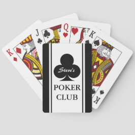 Baralho Cartões de pôquer personalizados com design de clu
