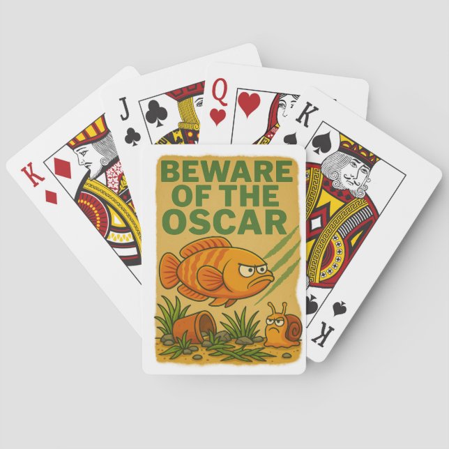 Baralho Cartões de Reprodução Cichlid (Verso)