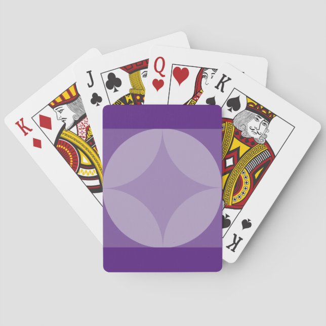 Baralho Cartões de Reprodução - Círculos e Diamante (Verso)