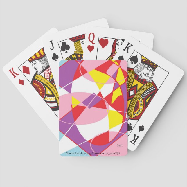 Baralho Cartões de Reprodução Clássicos : Abstrato (Verso)