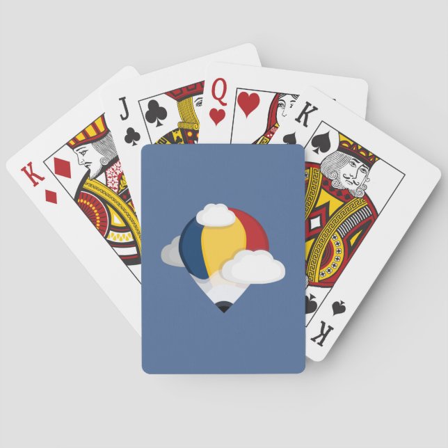 Baralho Cartões de Reprodução Clássicos de Balões de Ar Qu (Verso)