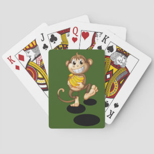 Baralho Cartões de Reprodução Clássicos de Macaco Feli