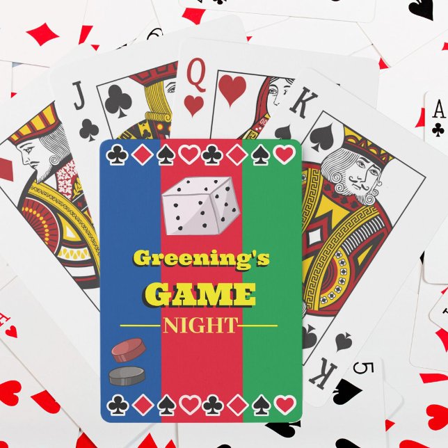 Baralho Cartões de Reprodução Clássicos do Game Night Fami (Criador carregado)