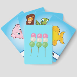 Baralho Cartões de Reprodução Clássicos do Pastel Dango Az