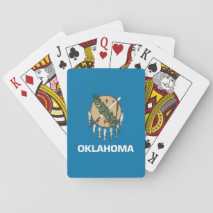 Baralho Cartões de Reprodução com Bandeira de Oklahoma