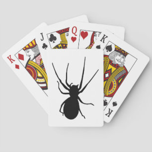 Baralho Cartões de Reprodução de Aranha Negra