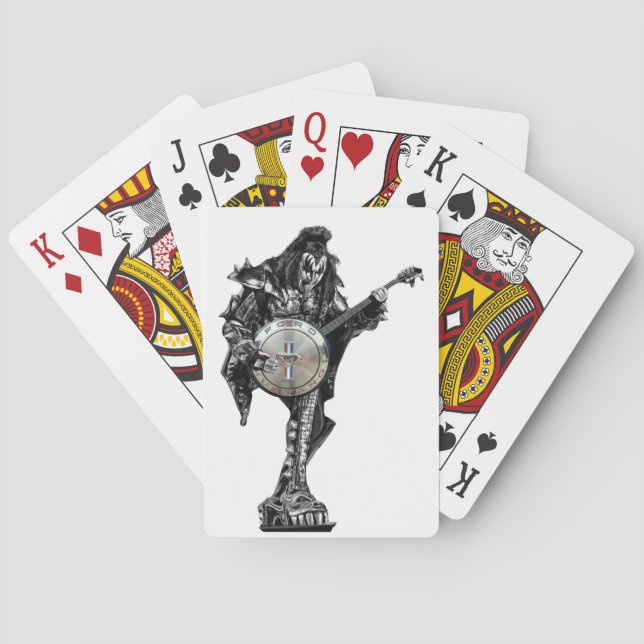 Baralho Cartões de Reprodução de Beijo Mustang (Verso)