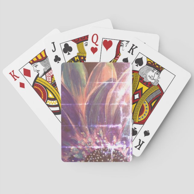 Baralho Cartões de Reprodução de Bicicleta de Flor Puro, E (Verso)