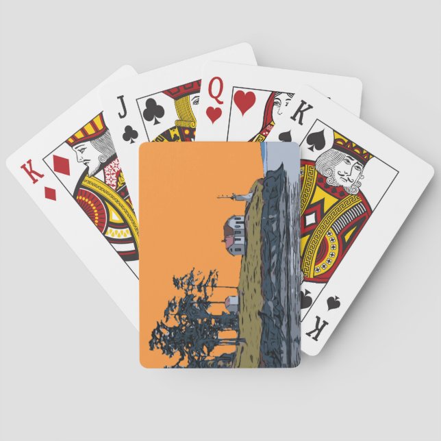 Baralho Cartões de Reprodução de Bicicleta TURN POINT (Verso)