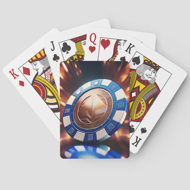Baralho Cartões de Reprodução de Chip Poker (Verso)