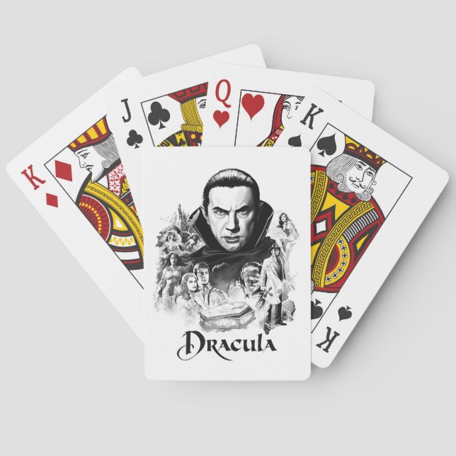 Baralho Cartões De Reprodução De Dracula (Verso)