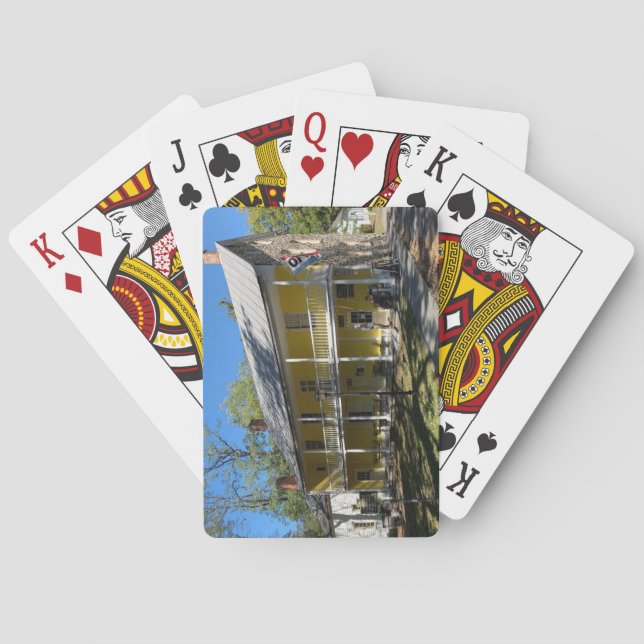 Baralho Cartões de Reprodução de Forte Antigo da Família D (Verso)