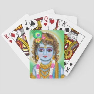 Baralho Cartões de Reprodução de Krishna para Crianças