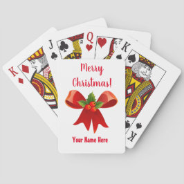 Baralho Cartões de Reprodução de Natal Personalizados