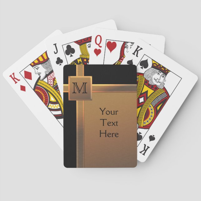 Baralho Cartões de Reprodução de Olhos de Cobre Pretos Mon (Verso)